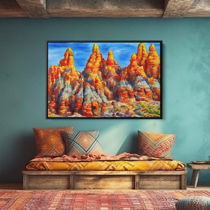 Watercolor Hoodoo formations #106 - Kanvah