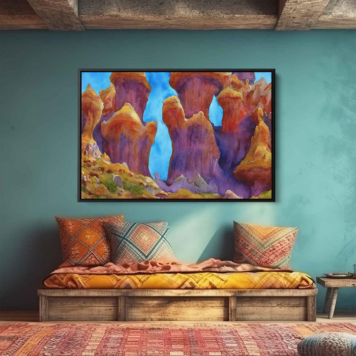 Watercolor Hoodoo formations #110 - Kanvah