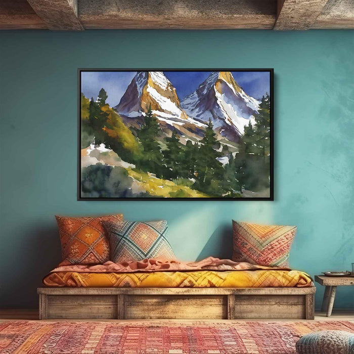 Watercolor Matterhorn #115 - Kanvah