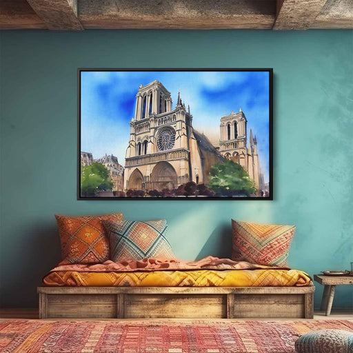 Watercolor Notre Dame Cathedral #106 - Kanvah