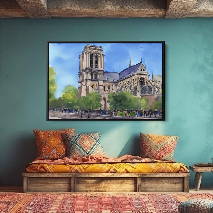 Watercolor Notre Dame Cathedral #113 - Kanvah