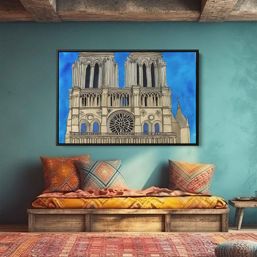 Watercolor Notre Dame Cathedral #115 - Kanvah