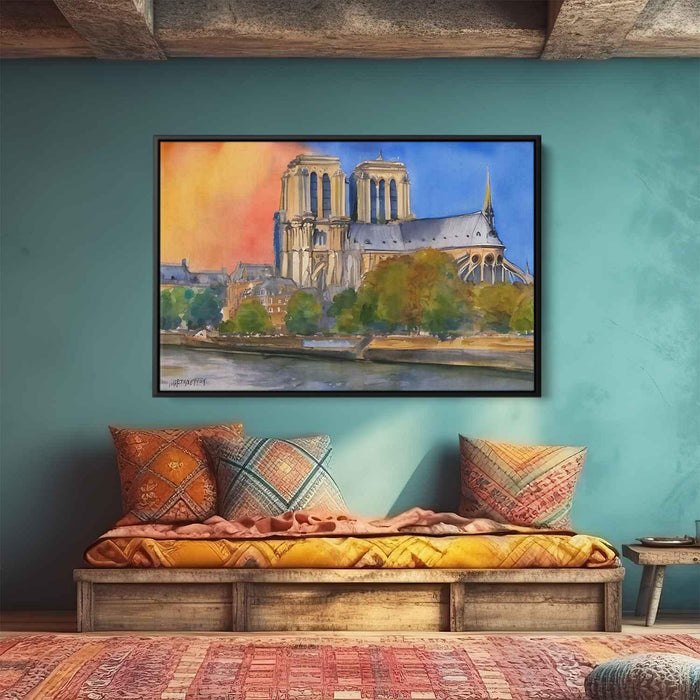 Watercolor Notre Dame Cathedral #123 - Kanvah