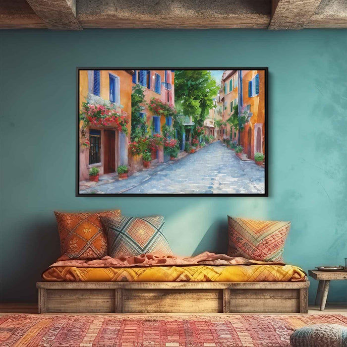 Watercolor Portofino Streets #105 - Kanvah