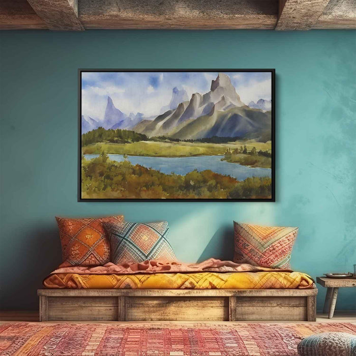 Watercolor Rocky Mountains #123 - Kanvah