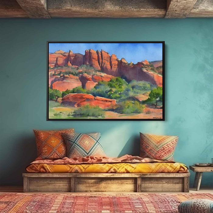 Watercolor Sedona Red Rocks #106 - Kanvah