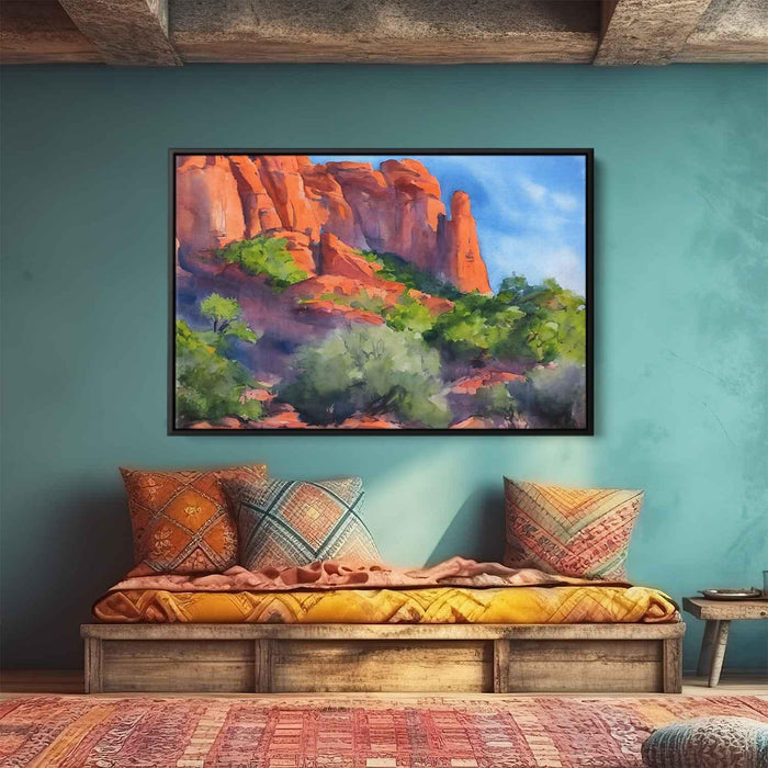 Watercolor Sedona Red Rocks #110 - Kanvah