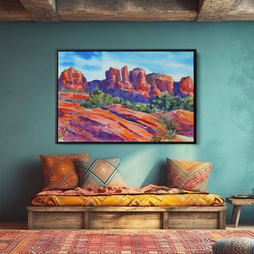 Watercolor Sedona Red Rocks #123 - Kanvah