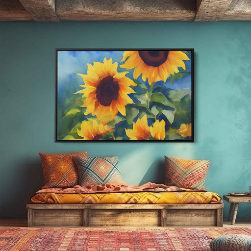 Watercolor Sunflower #105 - Kanvah