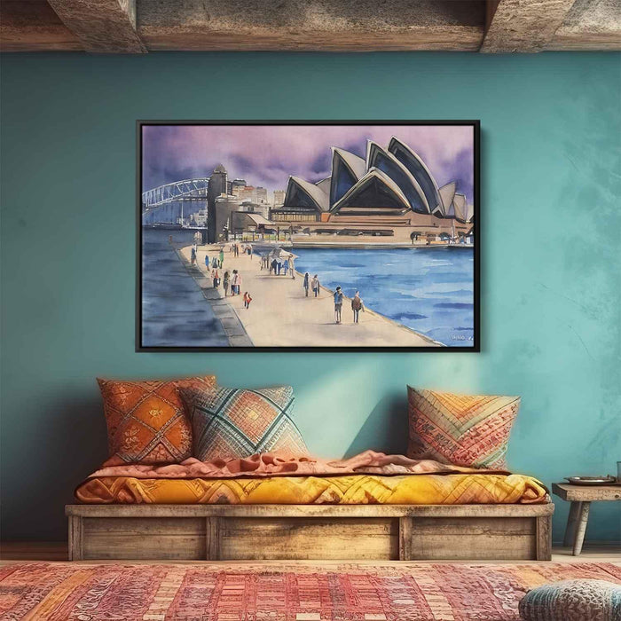 Watercolor Sydney Opera House #106 - Kanvah