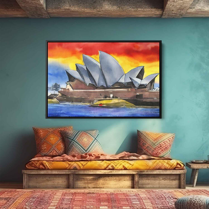 Watercolor Sydney Opera House #108 - Kanvah