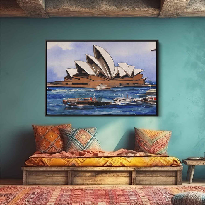 Watercolor Sydney Opera House #112 - Kanvah