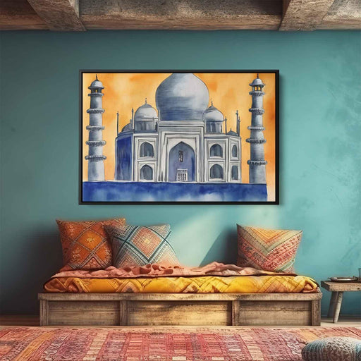 Watercolor Taj Mahal #105 - Kanvah