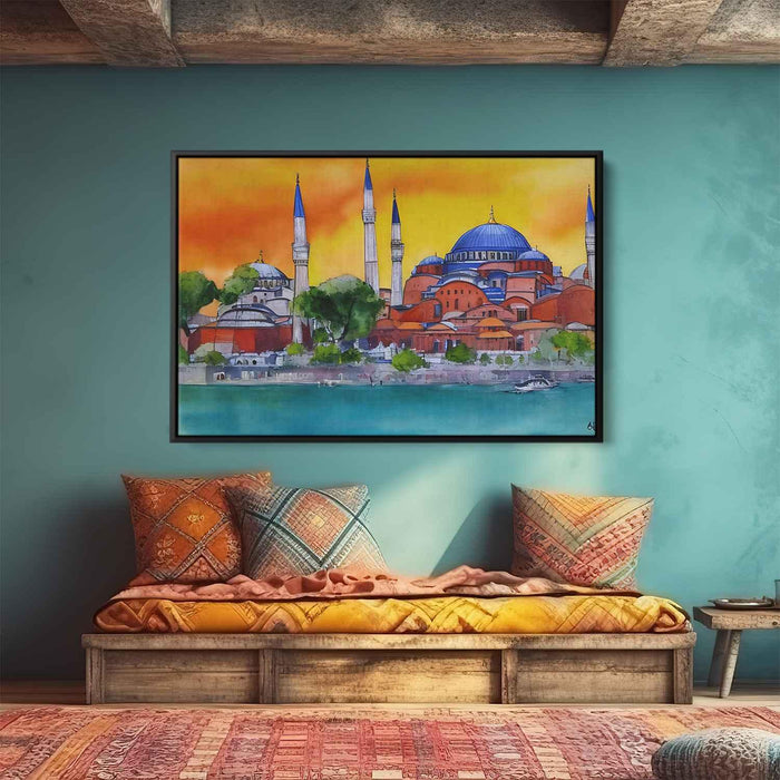 Watercolor Hagia Sophia #123 - Kanvah