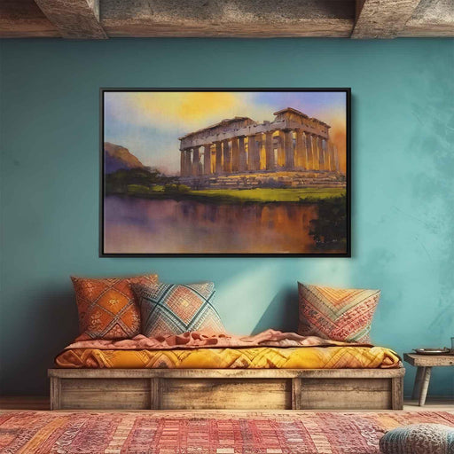 Watercolor Parthenon #105 - Kanvah