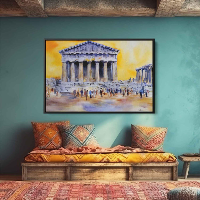 Watercolor Parthenon #106 - Kanvah