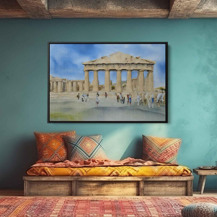 Watercolor Parthenon #112 - Kanvah