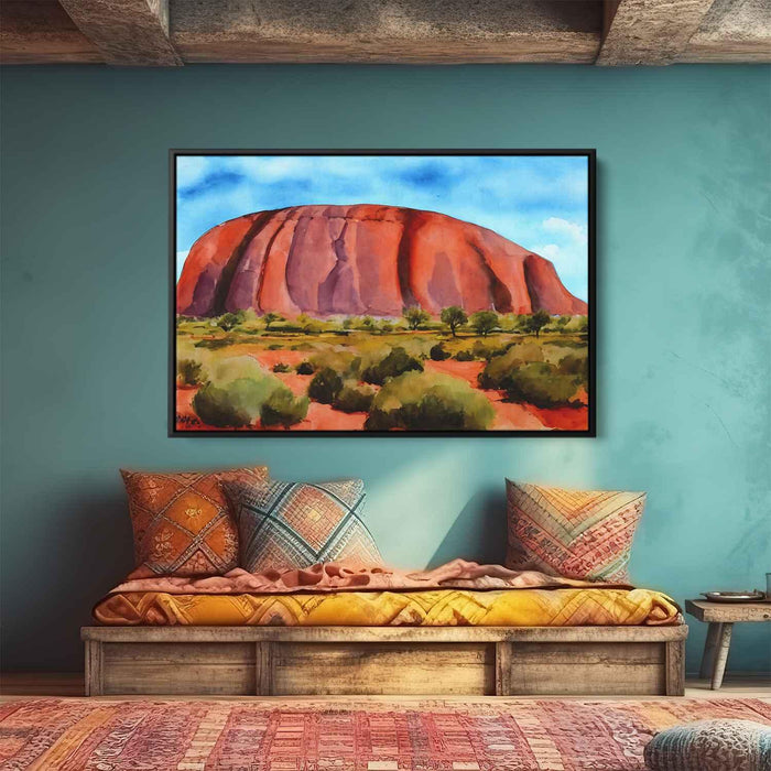 Watercolor Uluru #105 - Kanvah