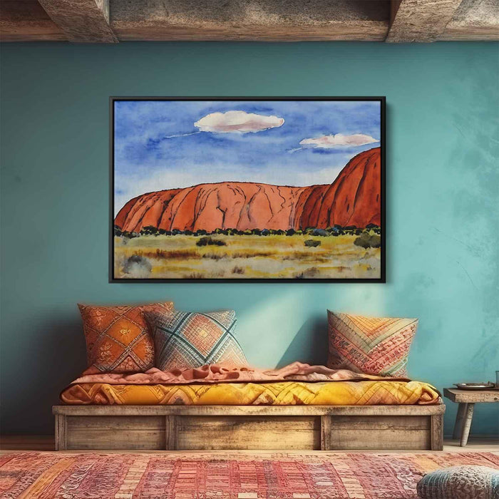 Watercolor Uluru #110 - Kanvah