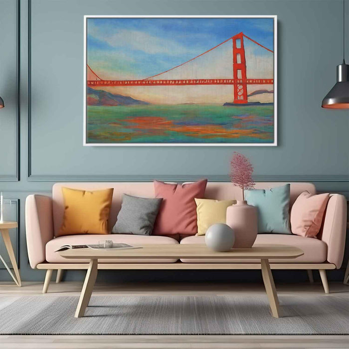 Abstract Golden Gate Bridge #106 - Kanvah