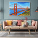 Abstract Golden Gate Bridge #108 - Kanvah