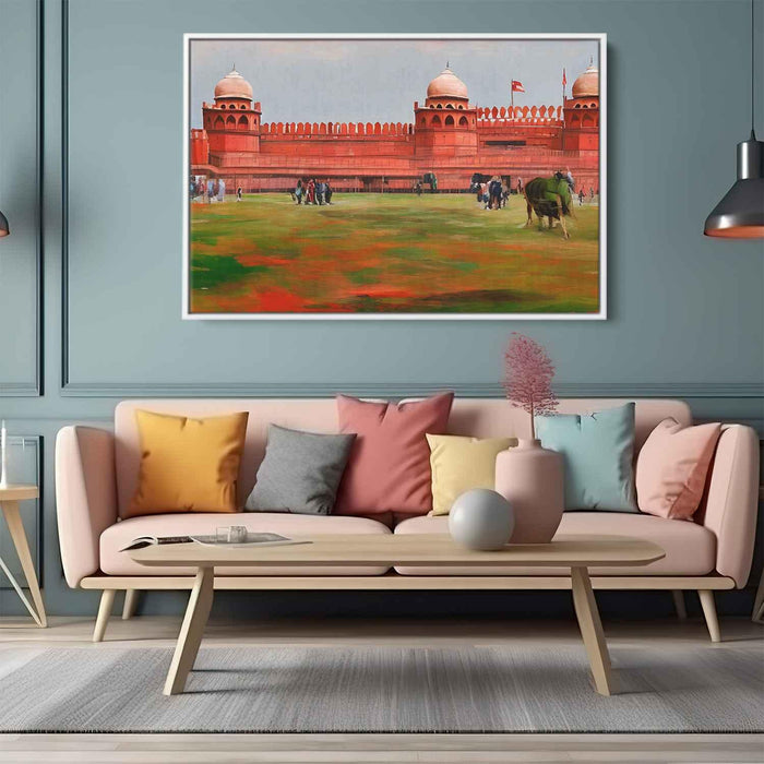 Abstract Red Fort #110 - Kanvah