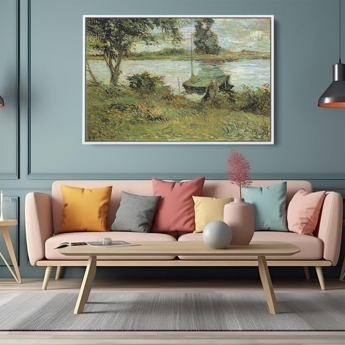 Banks of the Oise by Paul Gauguin - Canvas Artwork