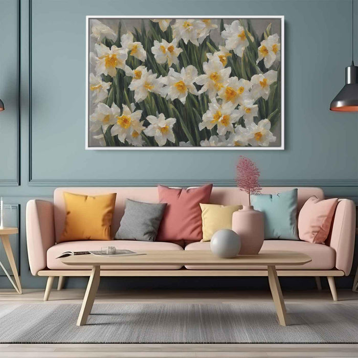 Contemporary Oil Daffodils #123 - Kanvah