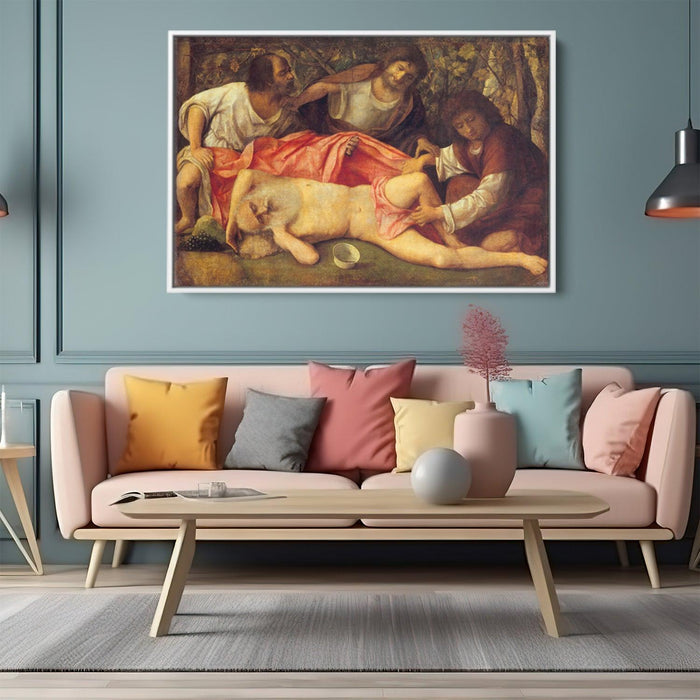 Drunkenness of Noah by Giovanni Bellini - Canvas Artwork