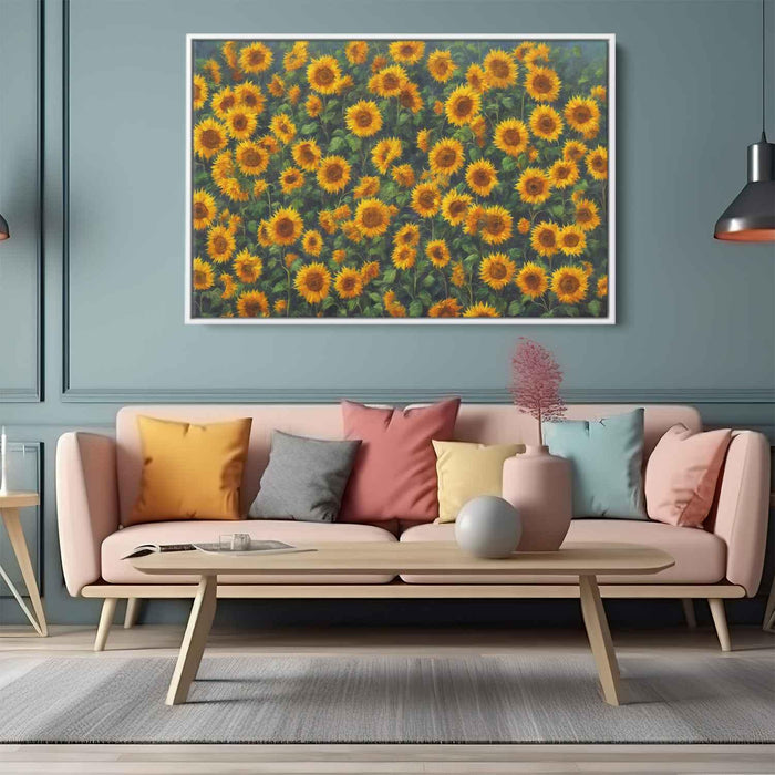 Enchanting Abstract Sunflowers #105 - Kanvah