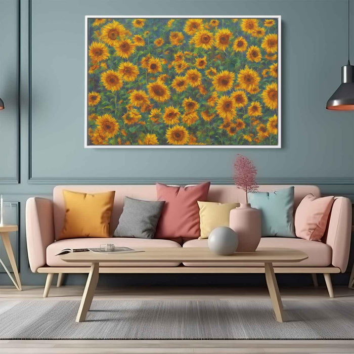 Enchanting Abstract Sunflowers #106 - Kanvah