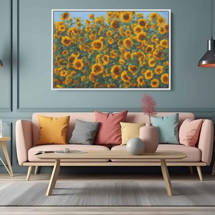Enchanting Abstract Sunflowers #113 - Kanvah