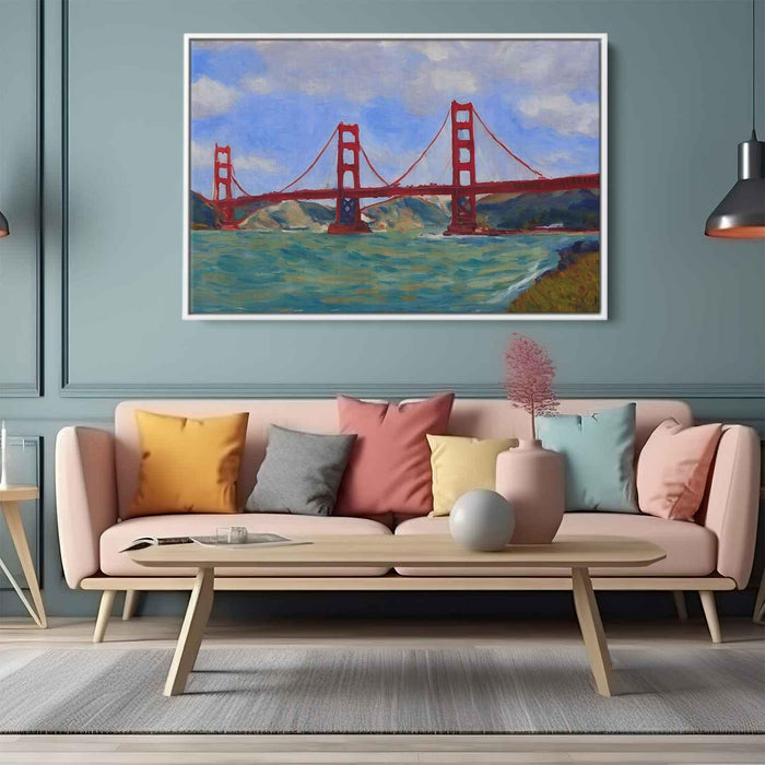 Impressionism Golden Gate Bridge #112 - Kanvah