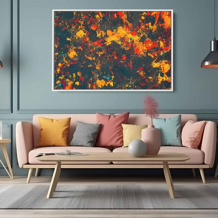 Orange Abstract Splatter #112 - Kanvah