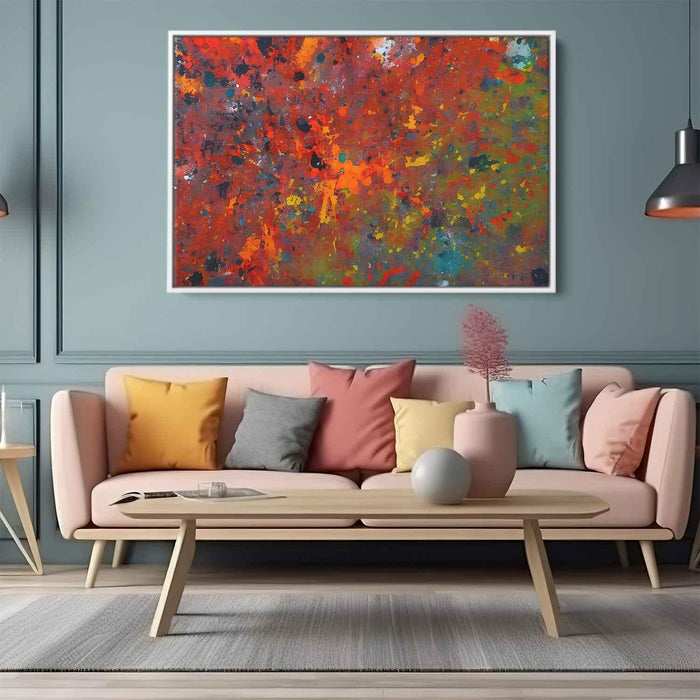 Orange Abstract Splatter #113 - Kanvah