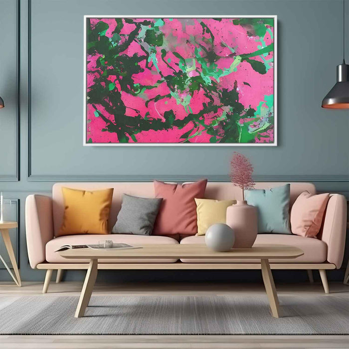 Pink Abstract Splatter #115 - Kanvah