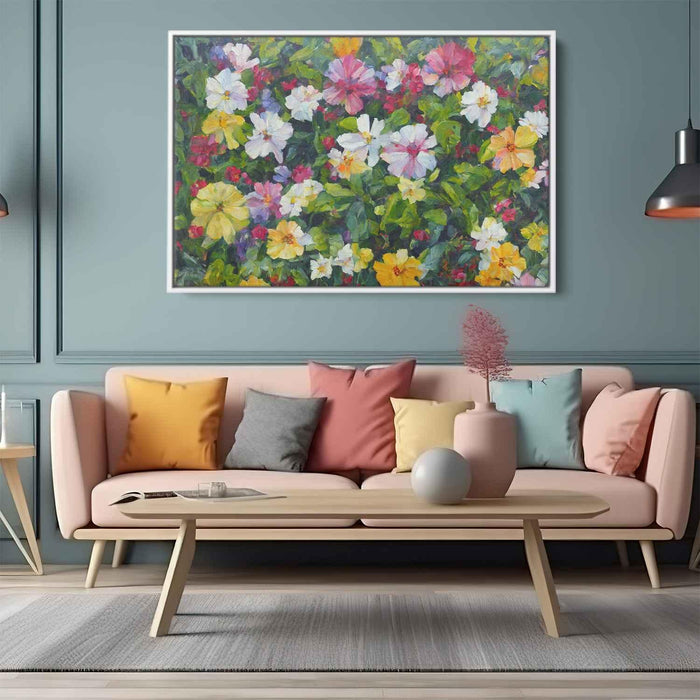 Realistic Oil Tropical Flowers #105 - Kanvah