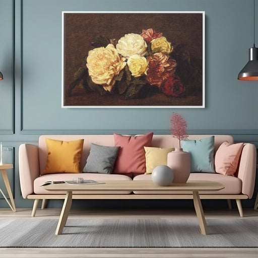 Roses by Henri Fantin-Latour - Canvas Artwork