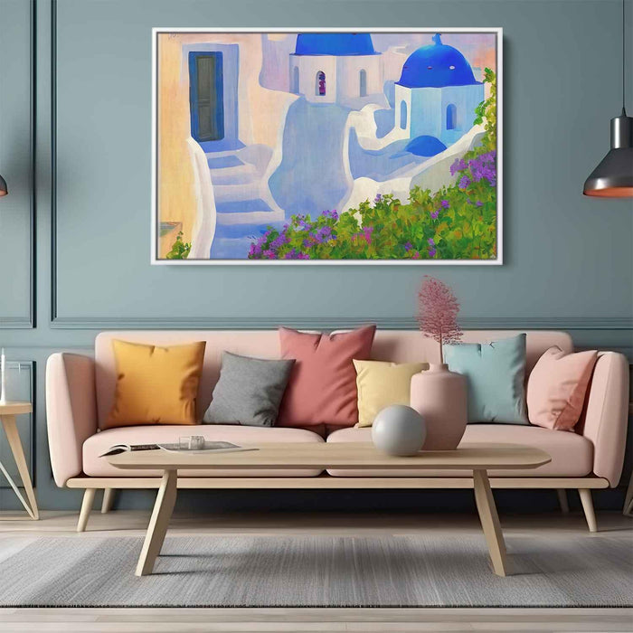 Impressionism Santorini #112 - Kanvah