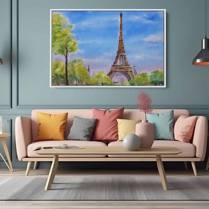 Watercolor Eiffel Tower #106 - Kanvah