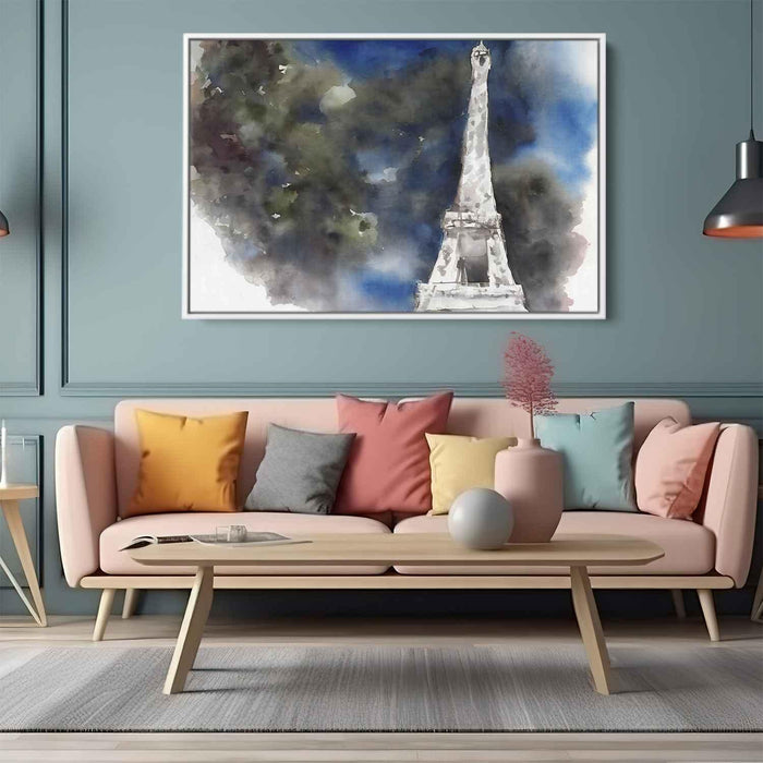 Watercolor Eiffel Tower #108 - Kanvah