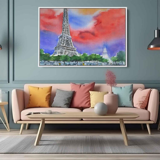 Watercolor Eiffel Tower #113 - Kanvah