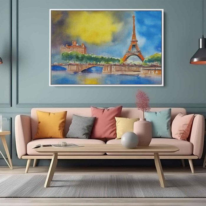 Watercolor Eiffel Tower #115 - Kanvah