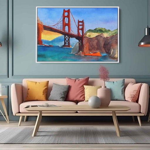 Watercolor Golden Gate Bridge #106 - Kanvah