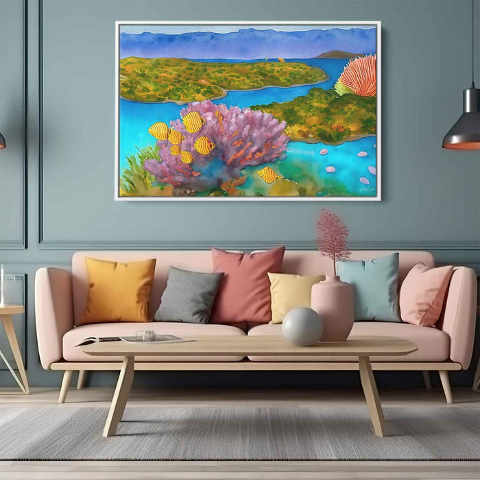 Watercolor Great Barrier Reef #112 - Kanvah