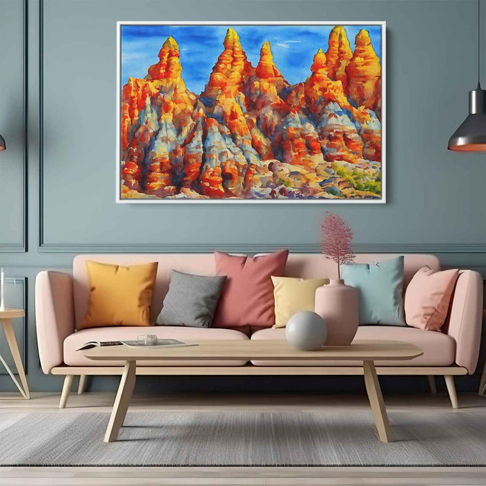 Watercolor Hoodoo formations #106 - Kanvah