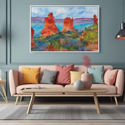 Watercolor Hoodoo formations #123 - Kanvah