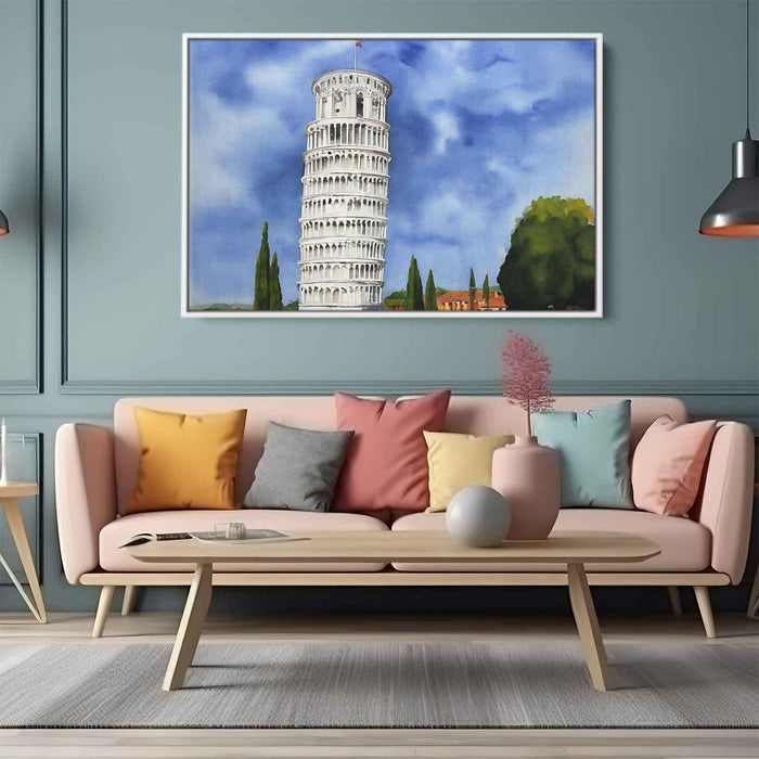 Watercolor Leaning Tower of Pisa #112 - Kanvah