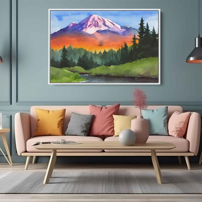 Watercolor Mount Rainier #113 - Kanvah