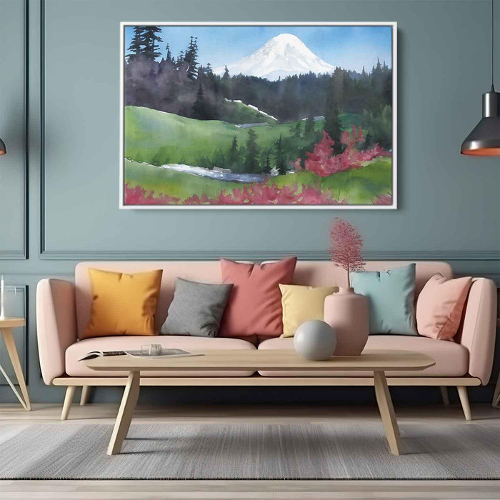 Watercolor Mount Rainier #123 - Kanvah